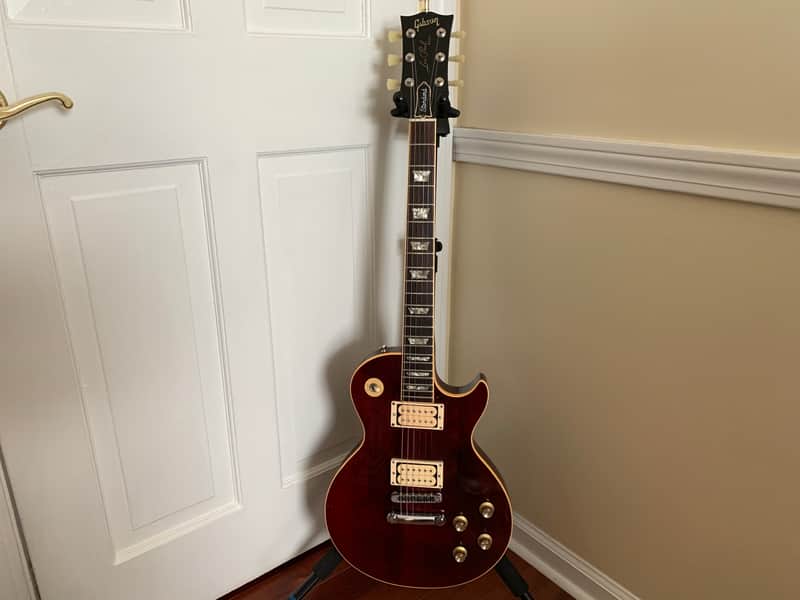 1976 Gibson Les Paul Deluxe - Wine Red image 1