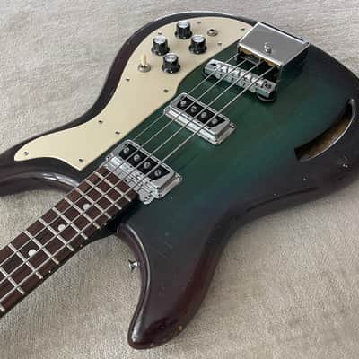 Vintage 1968 Kustom USA K200 Bass Wineburst Finish w Dearmond Pickups + Original Case Rare Model image 12