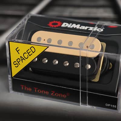 DiMarzio DP155FBC The Tone Zone F-Spaced Humbucker - Black/Cream image 1