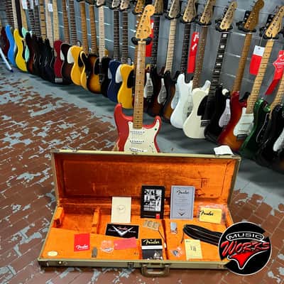 Fender   Custom Shop Stratocaster 56 Fiesta Red Relic image 3