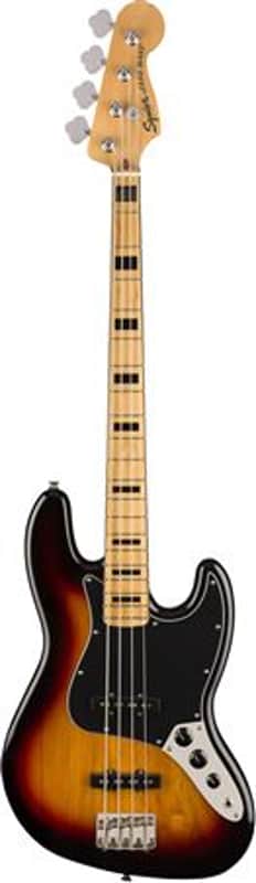 Squier Classic Vibe 70s Jazz Bass Maple Neck 3 Color Sunburst image 1