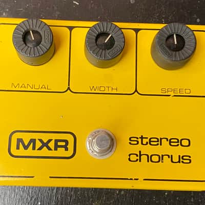 MXR Stereo Chorus 1979 - Yellow Large Metal Box 220Volts image 2