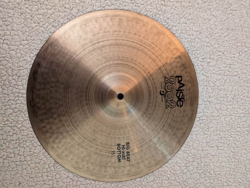 Paiste 15" Hats: 2002 Big Beat Bottom and Giant Beat Top 2016 -2017 image 1
