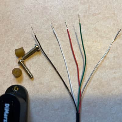 DiMarzio DP181BK Fast Track 1 Single Coil-Sized Humbucker (4-Conductor): image 6
