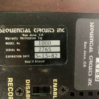 Sequential Circuits Prophet 5 owned and used by Rick Wakeman of YES image 5