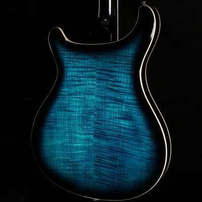 PRS SE Hollowbody II Piezo Peacock Blue Smokeburst (111) image 2
