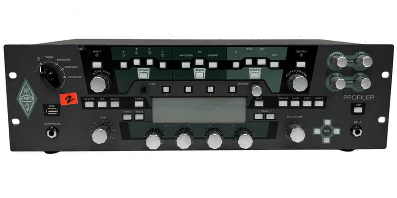 Kemper Amps 600W Profiler Rack with Remote 2013 - 2025 - Black image 1