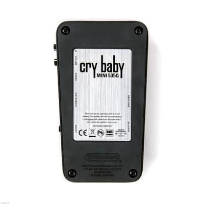 DUNLOP CBM535Q CRY BABY Mini Wah Guitar Effect Pedal image 3