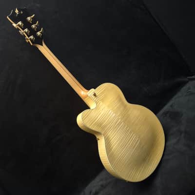 2005 D'Angelico Excel EXL-1 Hollow Body Archtop with Ebony Fretboard - Natural image 8