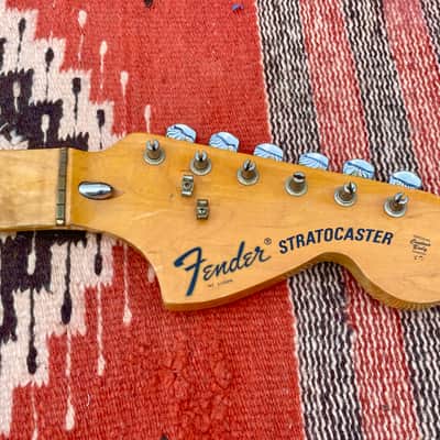 Vintage 1970's Fender Stratocaster Guitar Neck Maple Circa 1973 with Tuners image 6