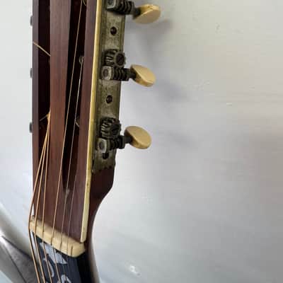 Vintage 1900s Lyon & Healy Parlor Guitar Finest Woods & Craftsmanship Moon Sun & Stars Inlay Ladder Braced Ditson Supertone Regal Lakeside image 7