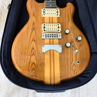 RARE & Collectable 1970s Kasuga SC-800 Scorpion Natural Neck-Through DiMarzio Pickups Japan Vintage MIJ image 2