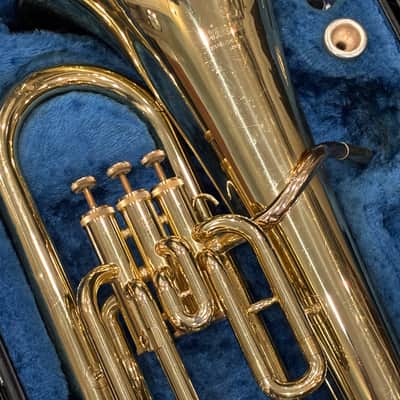 Yamaha YEP-201 Standard Euphonium 2010s - Lacquered Brass image 2