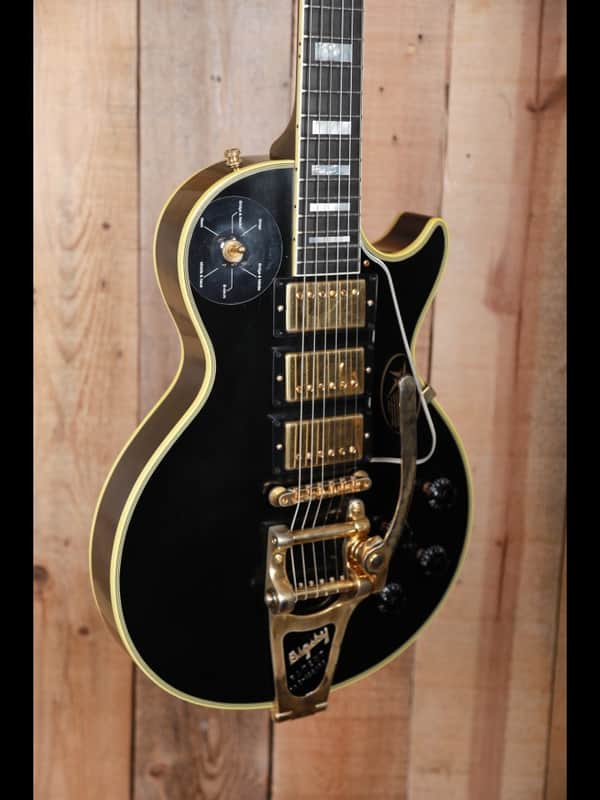 2008 Gibson Custom Shop Jimmy Page Les Paul Custom w/ Bigsby - VOS Ebony image 1