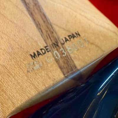 MIJ Fender Power Jazz bass special PJR-65 1987 - Ebony p/j hybrid original vintage Japan image 13