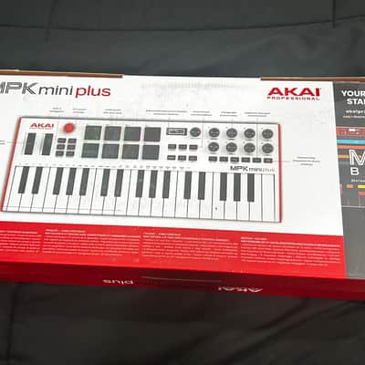 Akai MPK Mini Plus 37-Key MIDI Controller 2022 - Present - Black image 3