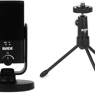 Rode NT-USB Mini USB Condenser Microphone  Bundle with Rode Tripod Mini Microphone Stand image 1