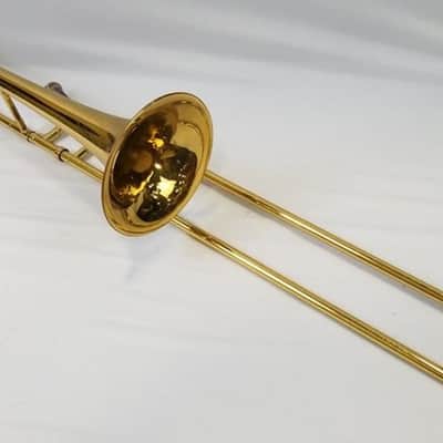 Indiana Music Co Professional trombone, USA, with case and mouthpiece, Very Good Condition image 3