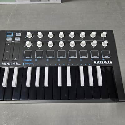 Arturia MiniLab Mk II Inverted Portable USB-MIDI Controller (Black) - Used