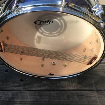 PDP Concept Maple Snare Drum - 5.5 x 14 Indigo blue burst lacquer image 6