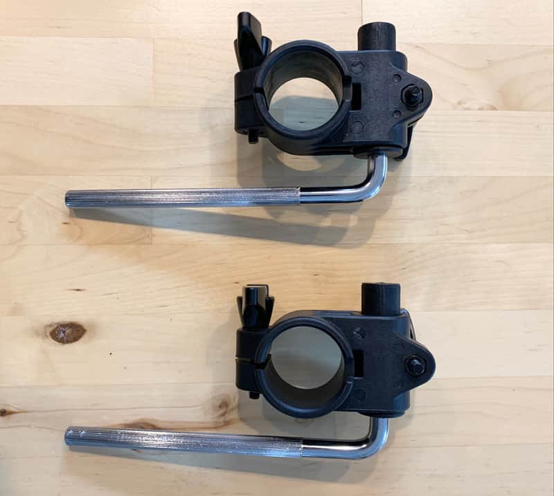 NEW- 2X Alesis SURGE/COMMAND Electronic Drum Rack Mount Clamps - 1.5 Inch - 102370013-A Black image 1