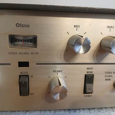 Vintage Olson Am-240 Tube Stereo Amplifier image 5