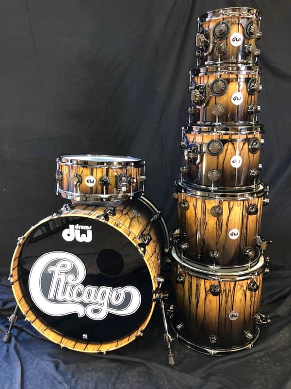 Tris Imboden’s Chicago, Rock and Roll Hall of Fame DW/Paiste  Drum Set and Cymbals. Authenticated! image 1