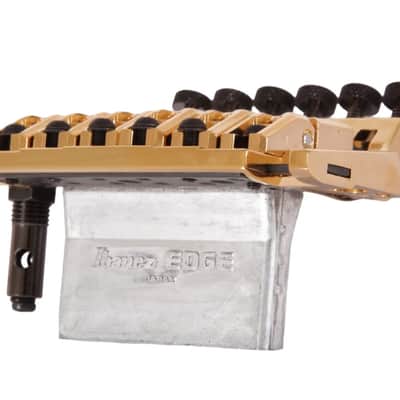 Ibanez EDGE Guitar Tremolo Bridge with 31mm Block, 2ED1R31G - GOLD image 2