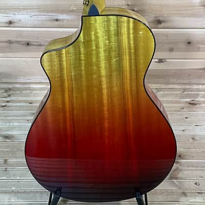 Breedlove Oregon Concert CE LTD Acoustic Guitar - Tequila Sunrise image 4