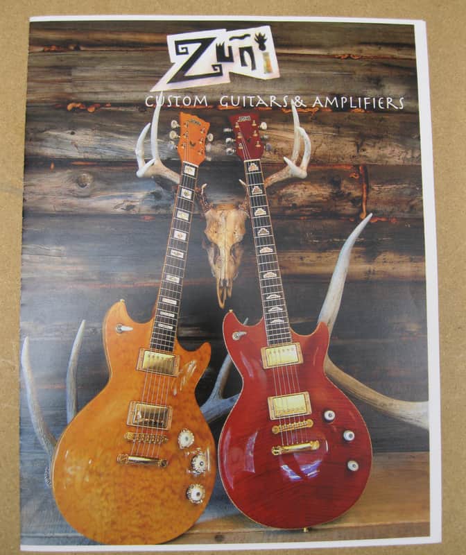 Zuni Custom Guitars and Amplifiers Brochure 2008 image 1