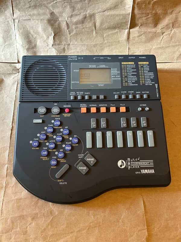 Yamaha QR10 Music Accompaniment Player 1990s - Black Excellent Condition in Original Box image 1
