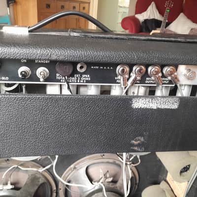 Fender Super Reverb 2-Channel 40-Watt 4x10" Guitar Combo 1970 - 1977 - Silverface image 5