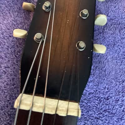 Regal LAP STEEL 40's ? - ANTIQUE BROWN SUNBURST Good Condition image 8
