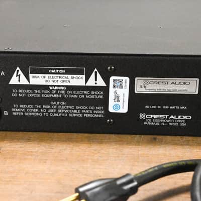 Crest Audio FA1201 2-Channel Power Amplifer CG014R8 image 7