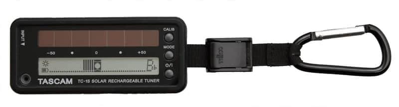 TASCAM SOLAR POWERED TUNER TC-1SBK image 1