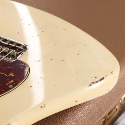 Fender Custom Shop 1960s Stratocaster Aged Olympic White Masterbuilt Jason Smith image 9