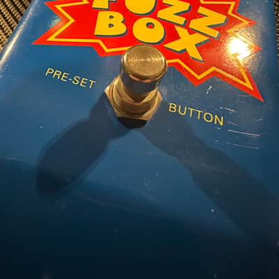 Colorsound  Sola Sound Fuzz Box 1996 - Blue Vintage 1996 Colorsound One Knob Fuzz Box - Dick Denney Sola Sound - Original First Issue image 4