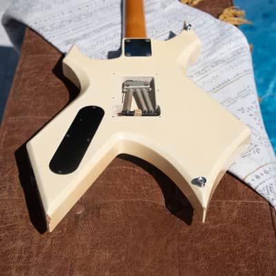 1985 B.C. Rich Warlock  - Aged White - Made in Japan - Pro Set Up w Perfect Frets/Action/Intonation! Shred Master Supreme image 15