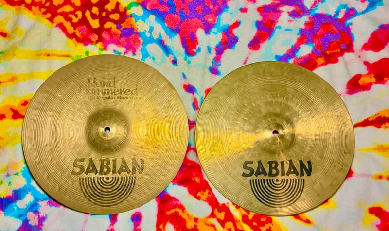 Sabian 14" HH Hand Hammered Regular Hi-Hat Pair image 1