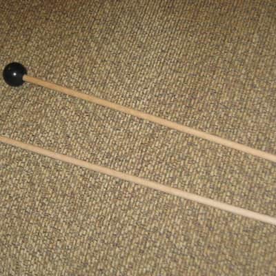 one pair new old stock (with packaging) pair of Vic Firth M8 American Custom Bells, Xylophone & Keyboard (Hard Acrylic) 1 1/4" Ball, birch natural wood shafts (sticks) image 19