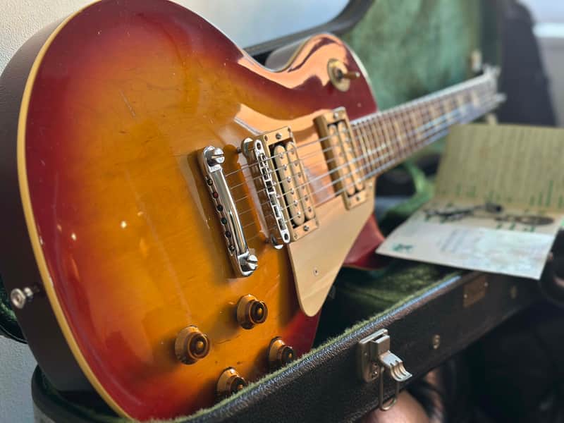 Tokai Vintage 1978 Japanese LS-60 'Reborn' Single Cutaway Cherry Sunburst w/ OHSC & Docs MIJ Japan image 1
