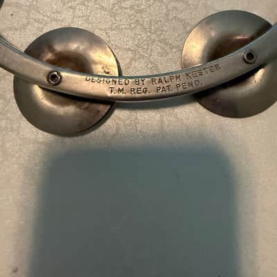 Vintage Original Ralph Kester Ching Ring Hi-Hat Tambourine, Exceptional Condition. image 2