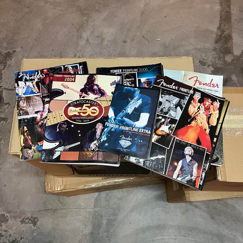 Fender Frontline Magazine Bundle (2003-2007) - Hendrix, Strat 50th Anniversary - Lot of 6 image 1