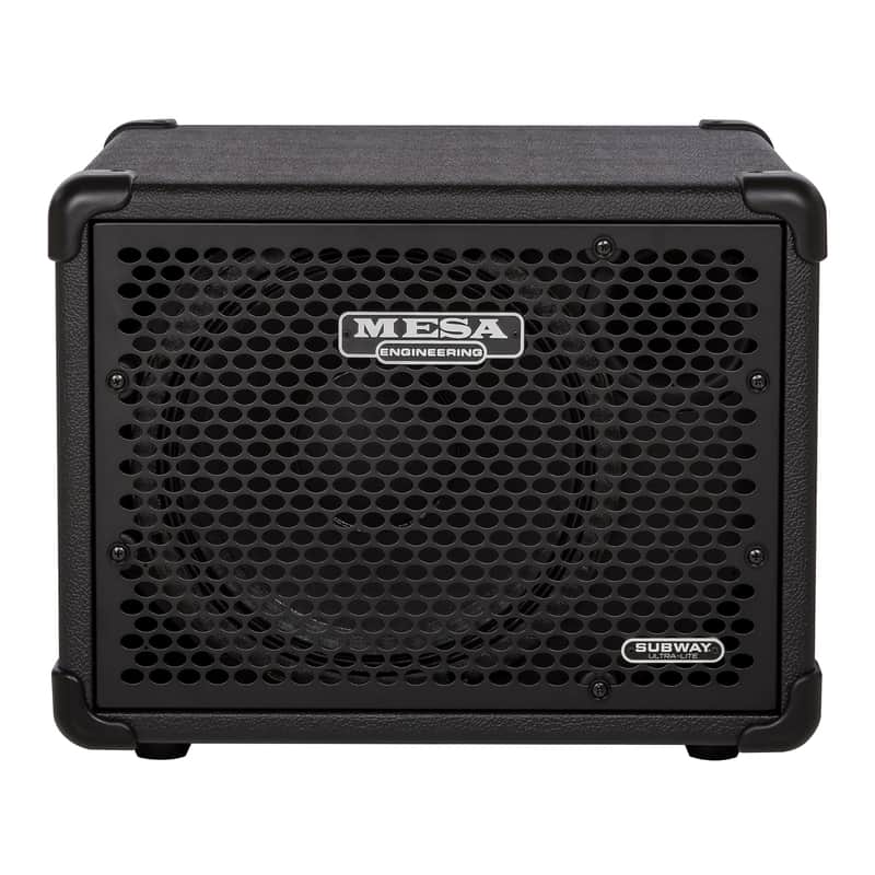 Mesa Boogie 1x12 Subway Ultra Light Bass Cabinet - Black Bronco / Black Metal Grille image 1