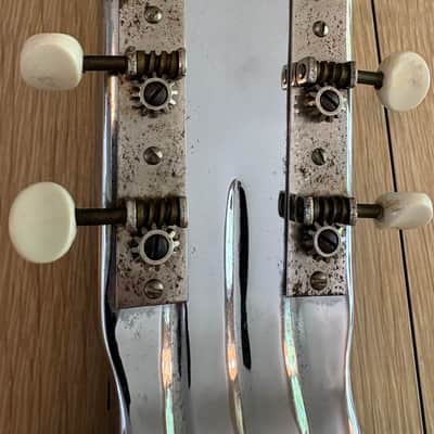 Rickenbacker Silver Hawaiian Model NS 100 Lap Steel 1937 - Nickel image 10
