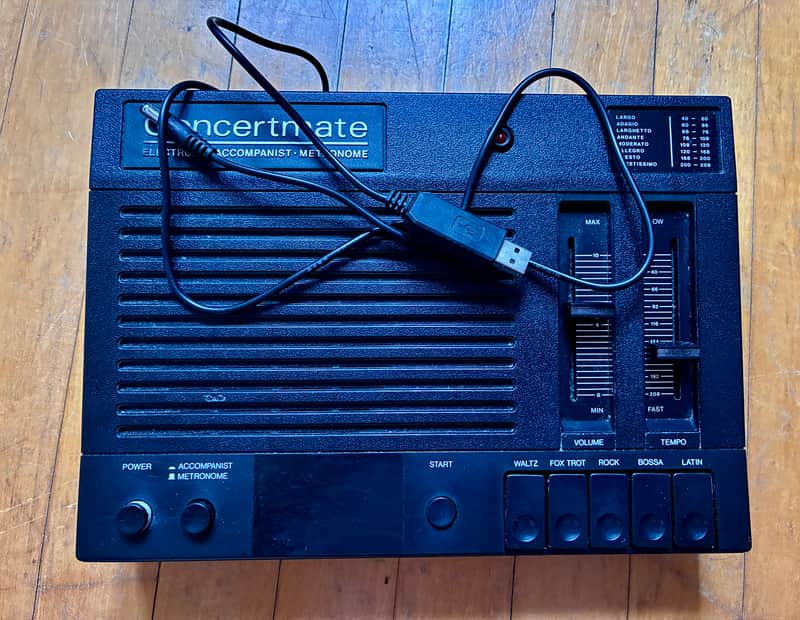 Realistic Concertmate 42-2103 Analog Drum Machine with USB power adapter image 1
