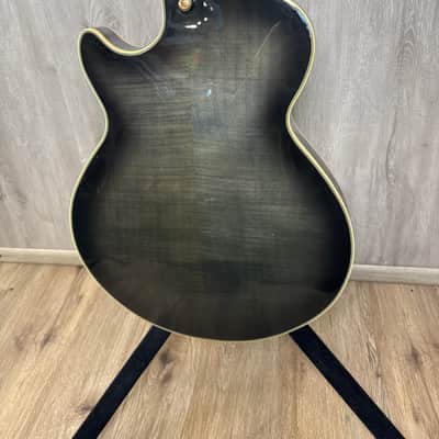 D'Angelico Excel EX-SS Semi-Hollow with Stop-Bar Tailpiece, Gold Hardware 2010s - Grey Black image 6