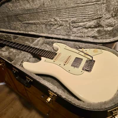 Schecter Nick Johnston HSS Traditional Electric Guitar - Olympic White image 2