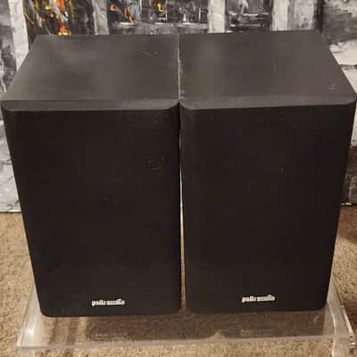 Polk Polk  R1 bookshelf speakers 90s  - Black wood veneer image 2