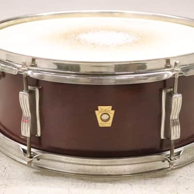 Ludwig Pioneer 5x14" Snare Drum NOB 6 Lug Mahogany Vintage 1960's